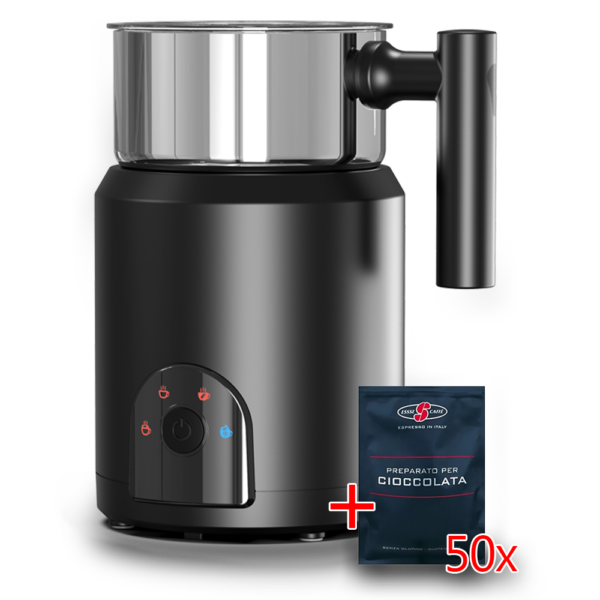 Milchschäumer Essse Caffe + 50x Heiße Schokolade